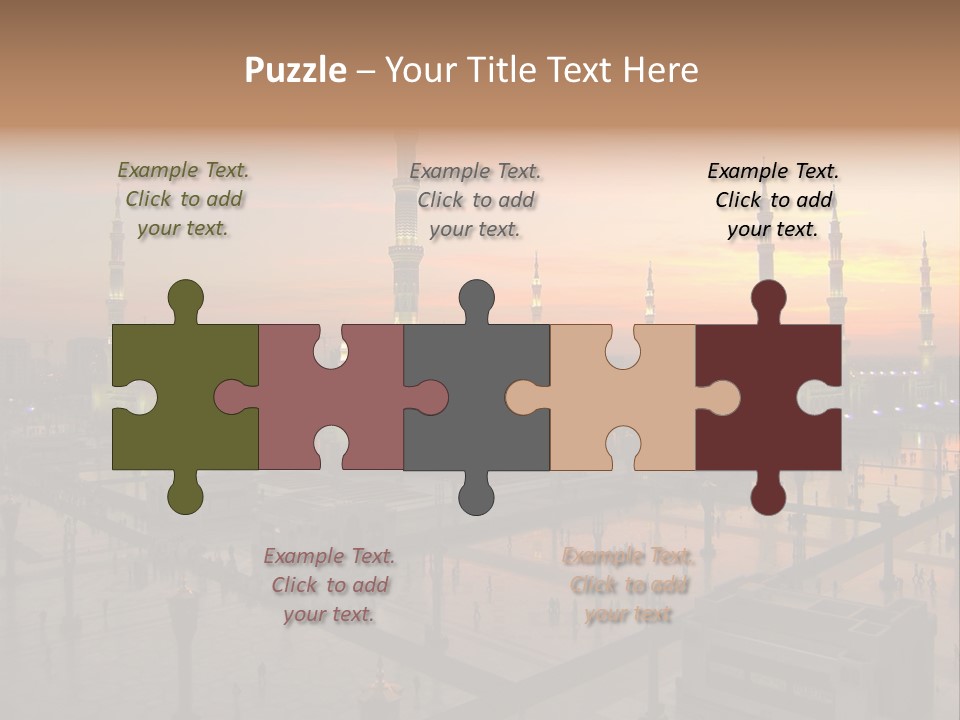 Hajj Arabia Prophet PowerPoint Template