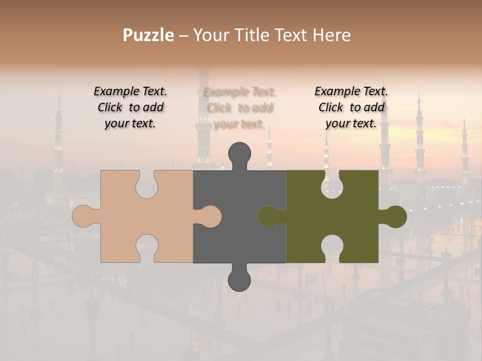 Hajj Arabia Prophet PowerPoint Template