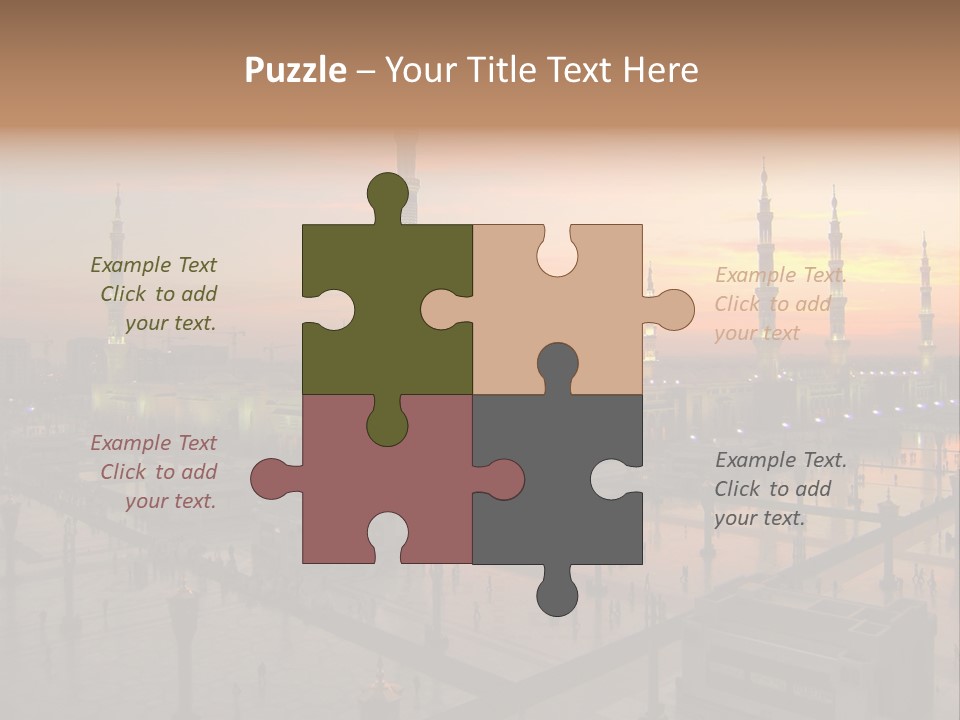 Hajj Arabia Prophet PowerPoint Template