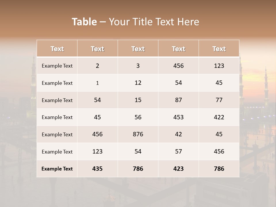 Hajj Arabia Prophet PowerPoint Template
