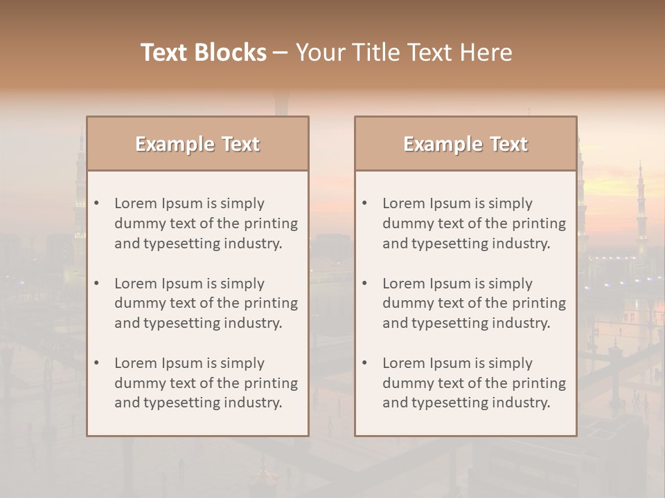 Hajj Arabia Prophet PowerPoint Template