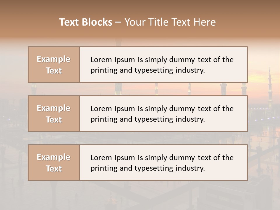 Hajj Arabia Prophet PowerPoint Template