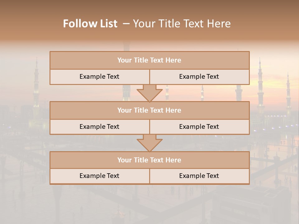 Hajj Arabia Prophet PowerPoint Template