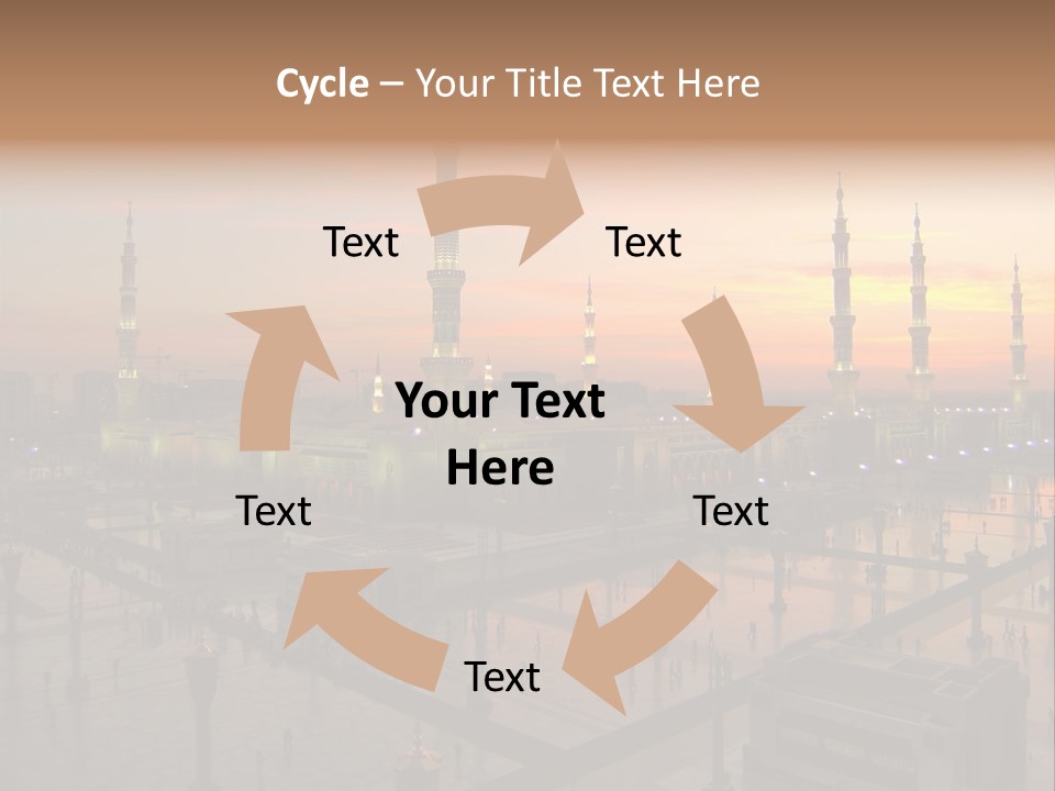 Hajj Arabia Prophet PowerPoint Template