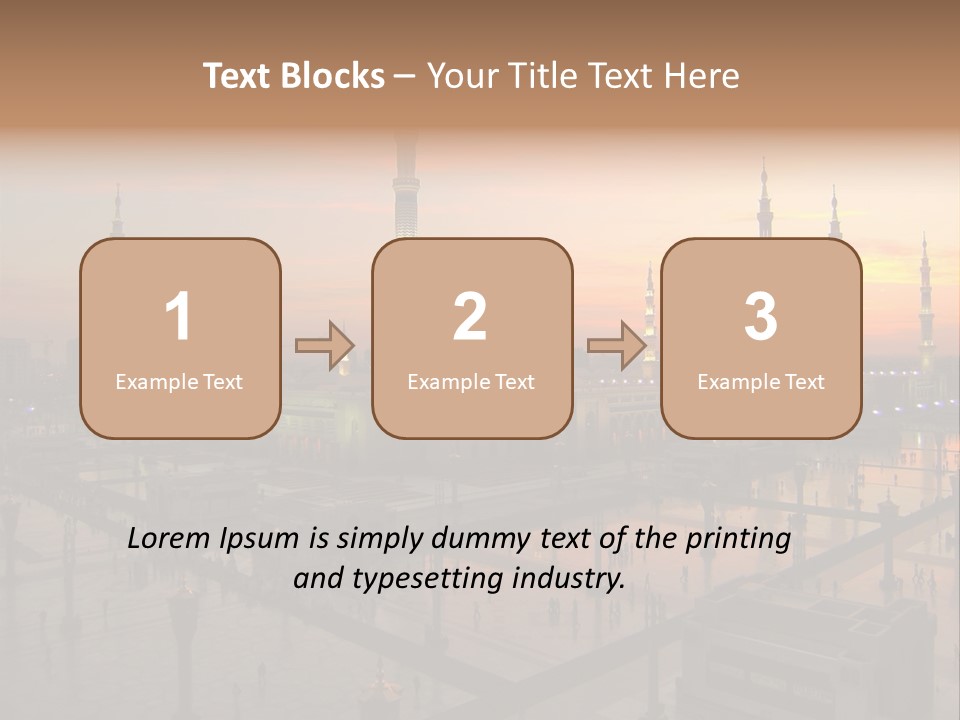 Hajj Arabia Prophet PowerPoint Template