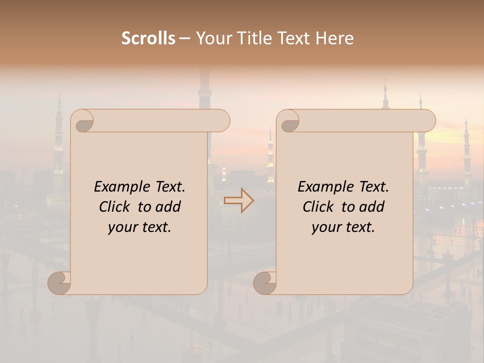Hajj Arabia Prophet PowerPoint Template