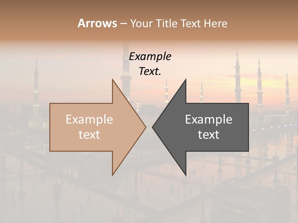 Hajj Arabia Prophet PowerPoint Template
