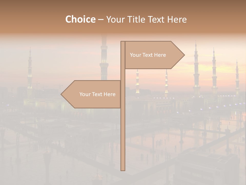 Hajj Arabia Prophet PowerPoint Template