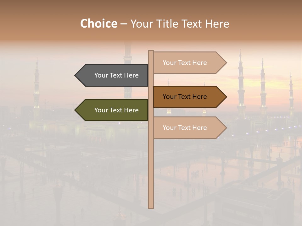 Hajj Arabia Prophet PowerPoint Template
