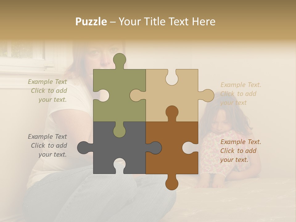 Sad Poverty Lifestyle PowerPoint Template