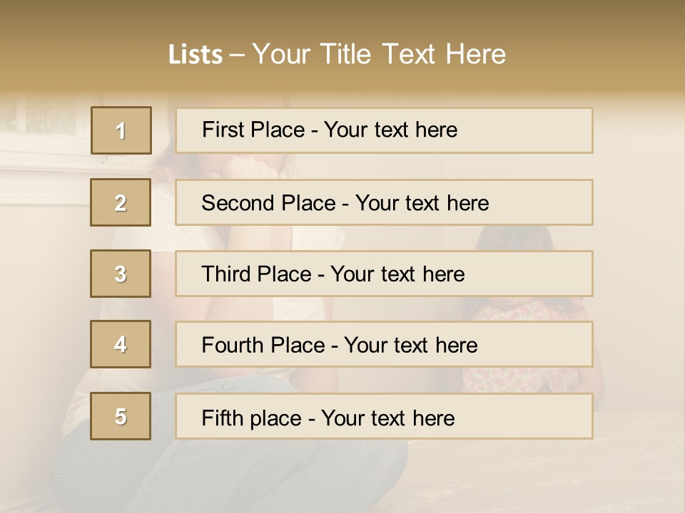 Sad Poverty Lifestyle PowerPoint Template