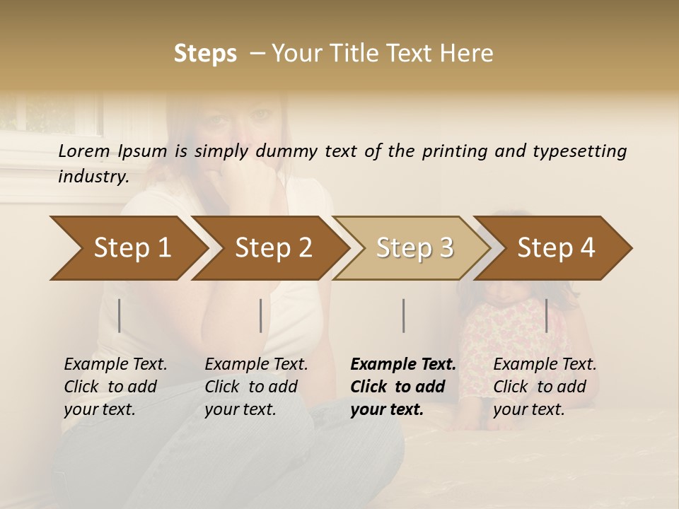 Sad Poverty Lifestyle PowerPoint Template