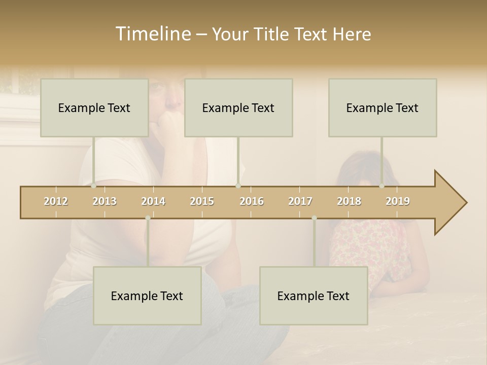 Sad Poverty Lifestyle PowerPoint Template