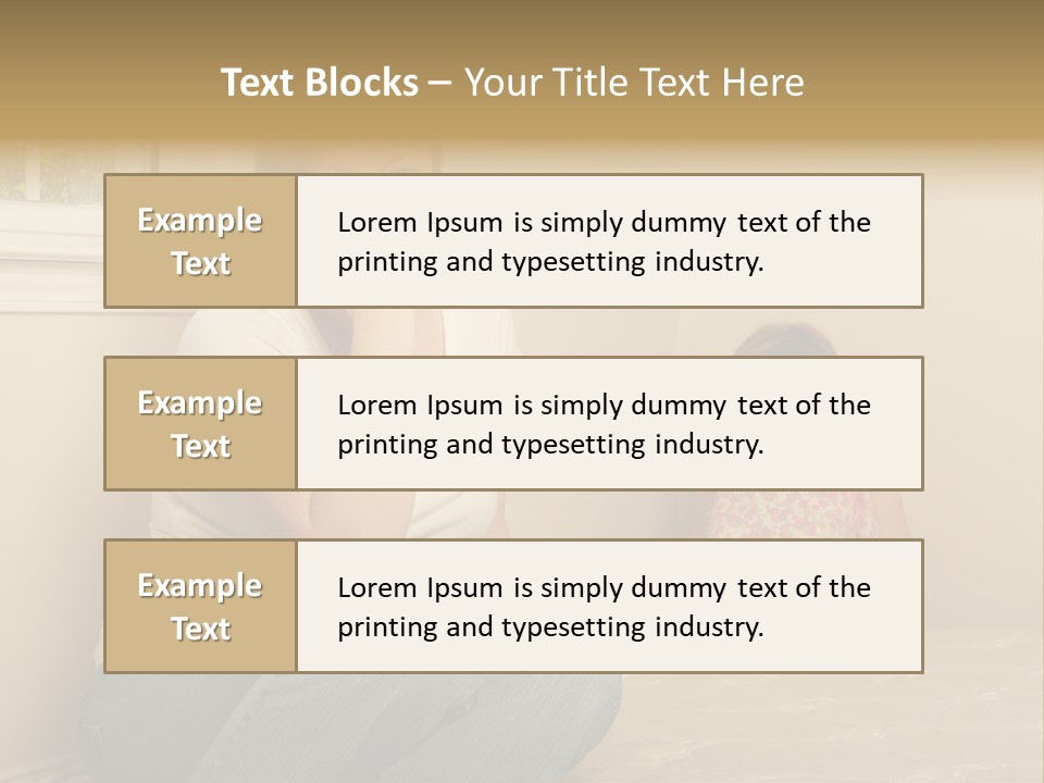 Sad Poverty Lifestyle PowerPoint Template