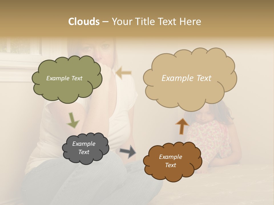 Sad Poverty Lifestyle PowerPoint Template