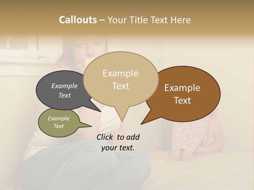 Sad Poverty Lifestyle PowerPoint Template