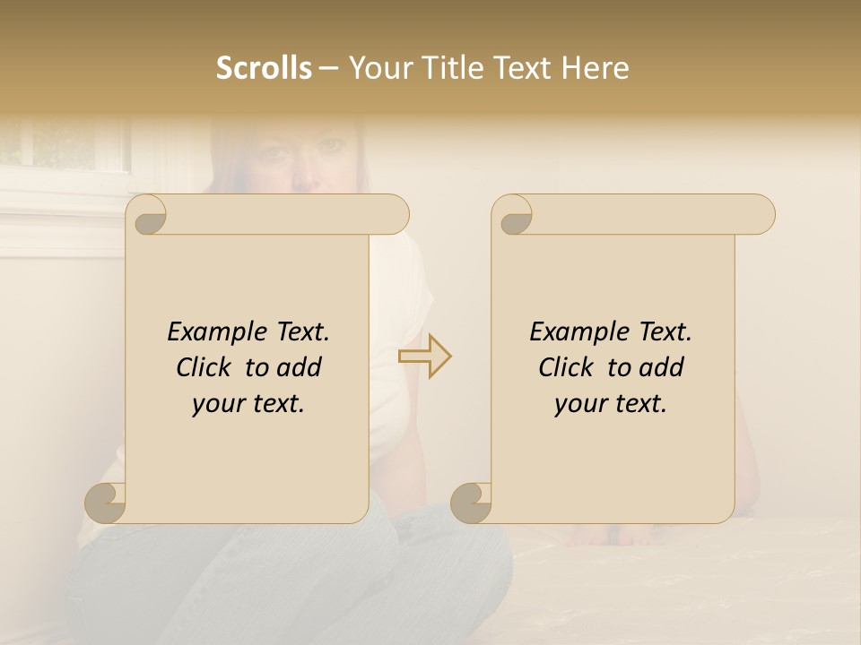 Sad Poverty Lifestyle PowerPoint Template
