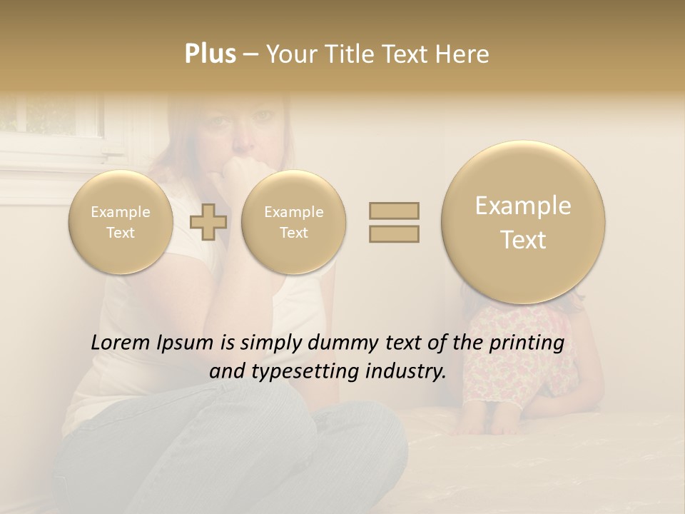 Sad Poverty Lifestyle PowerPoint Template