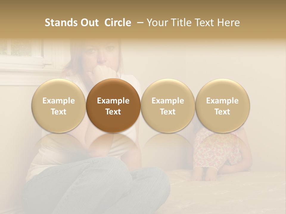 Sad Poverty Lifestyle PowerPoint Template