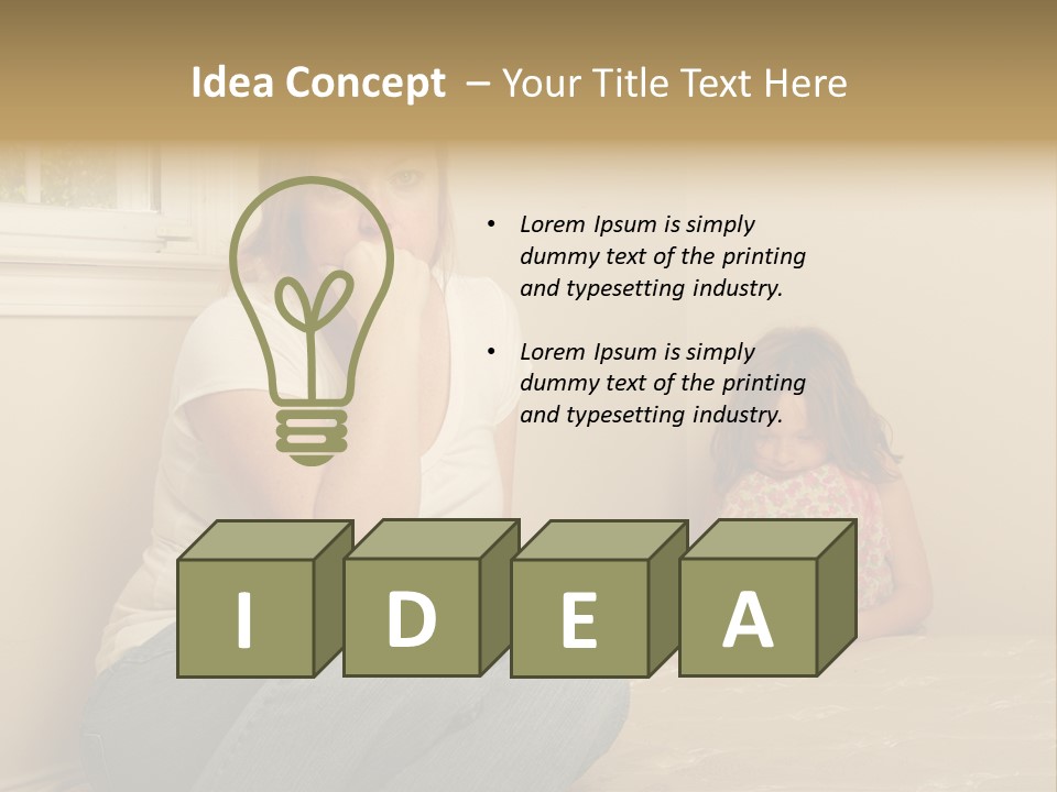 Sad Poverty Lifestyle PowerPoint Template