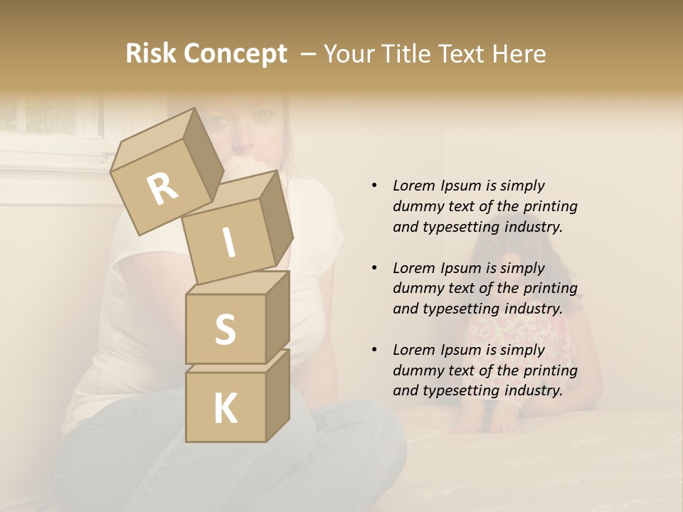 Sad Poverty Lifestyle PowerPoint Template