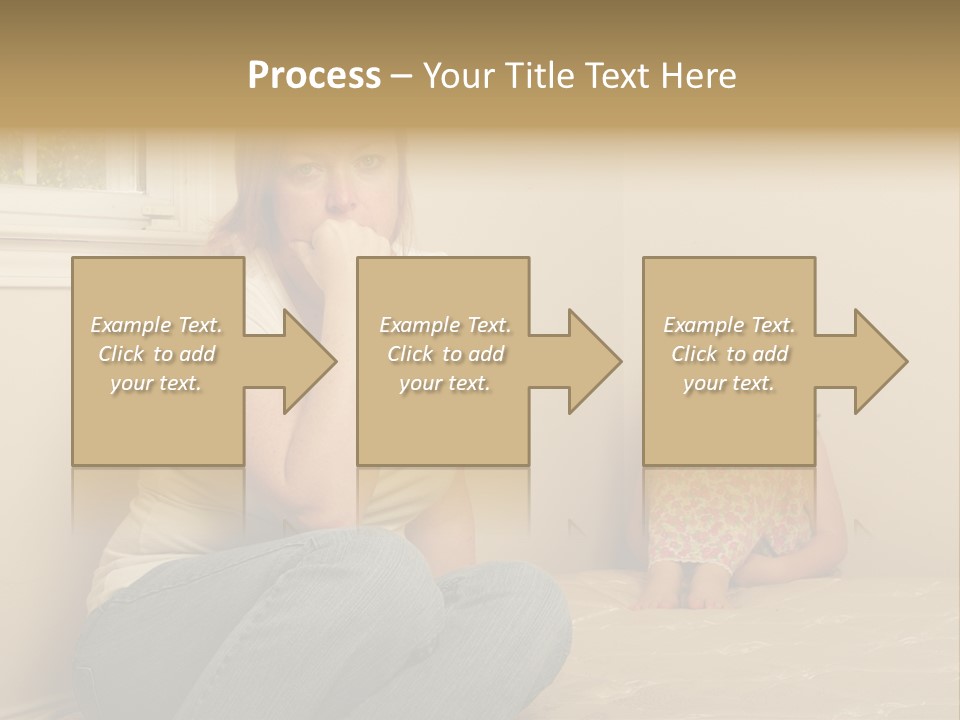 Sad Poverty Lifestyle PowerPoint Template