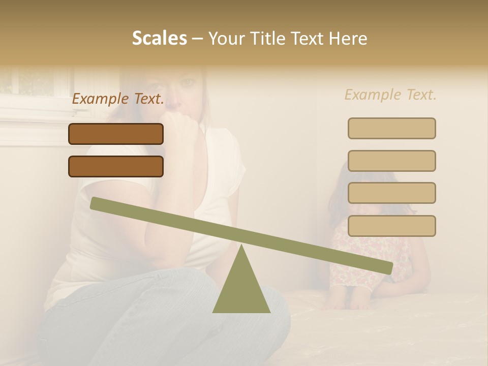 Sad Poverty Lifestyle PowerPoint Template