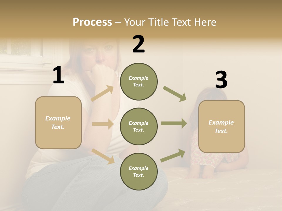 Sad Poverty Lifestyle PowerPoint Template