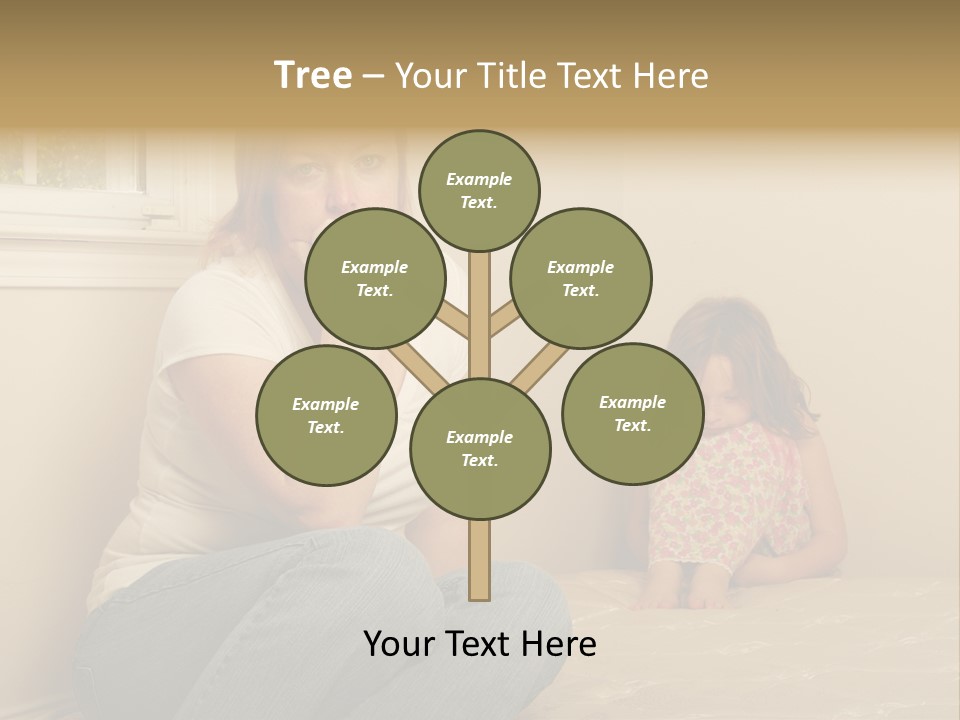 Sad Poverty Lifestyle PowerPoint Template