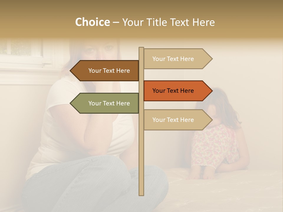 Sad Poverty Lifestyle PowerPoint Template