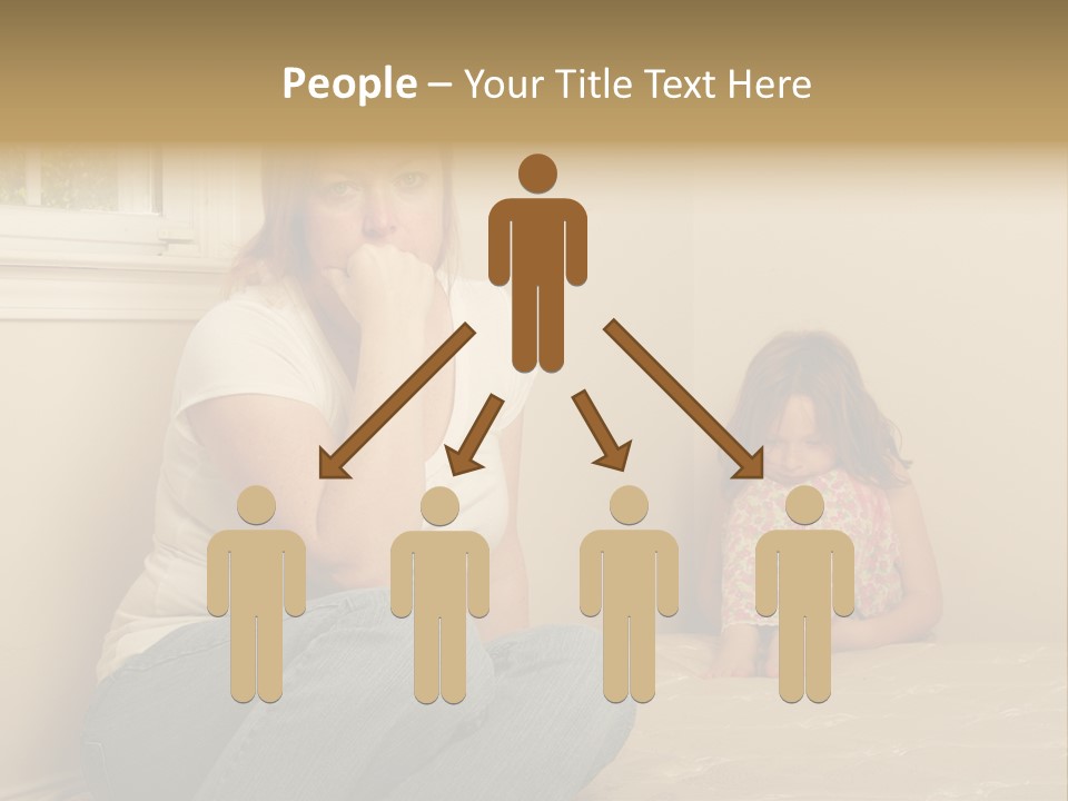 Sad Poverty Lifestyle PowerPoint Template