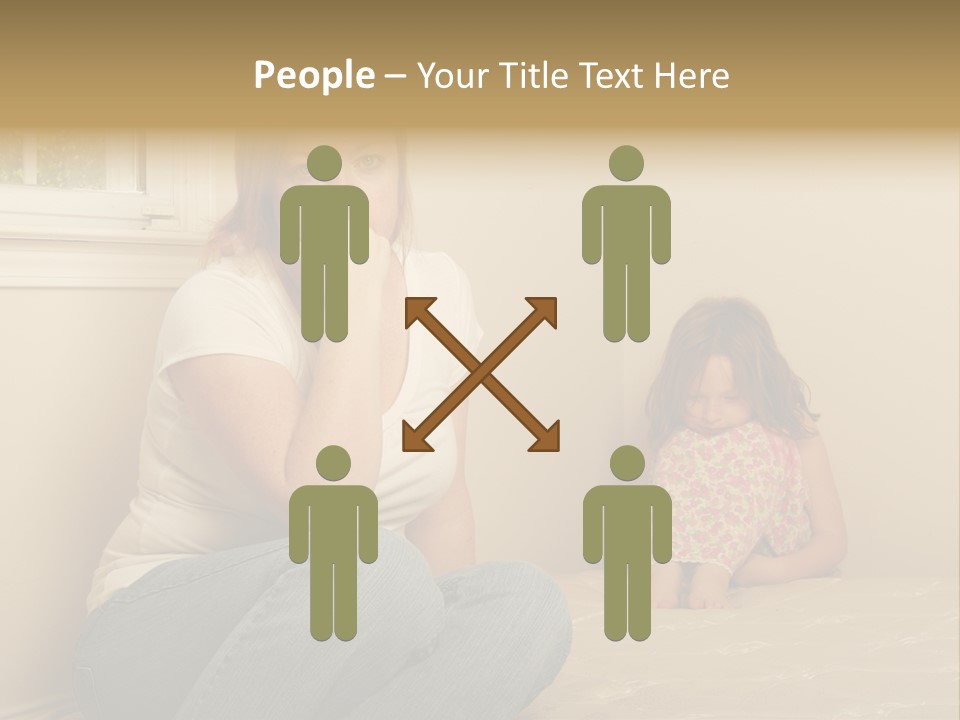 Sad Poverty Lifestyle PowerPoint Template