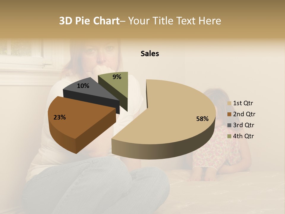 Sad Poverty Lifestyle PowerPoint Template
