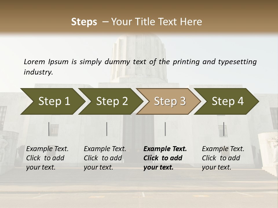 Grounds Marble Architecture PowerPoint Template