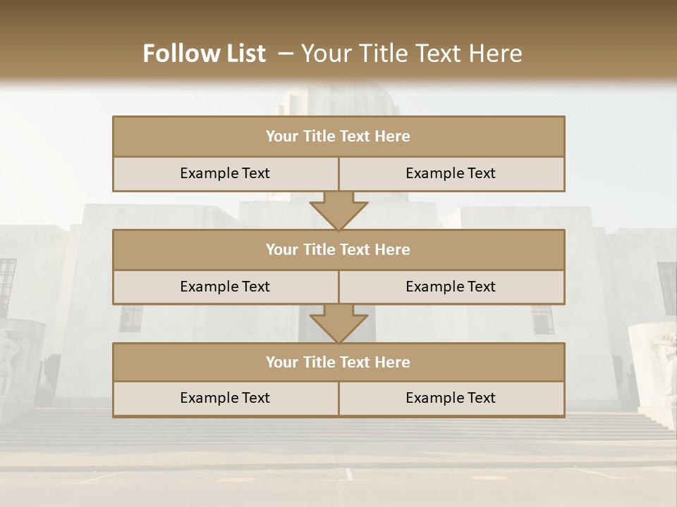 Grounds Marble Architecture PowerPoint Template
