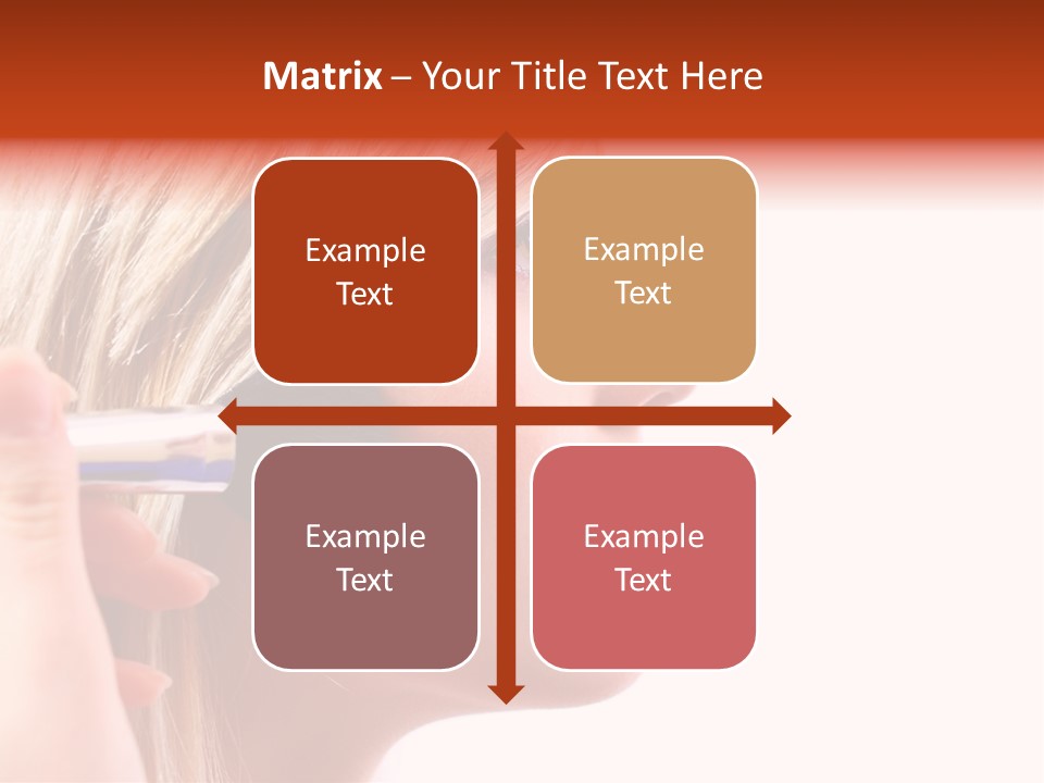 People Model Mascara PowerPoint Template