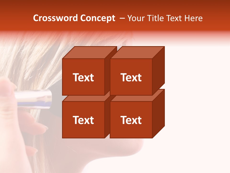 People Model Mascara PowerPoint Template