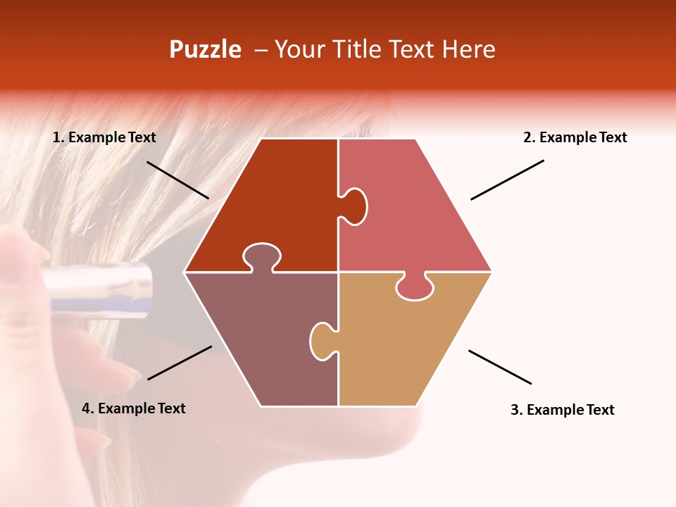 People Model Mascara PowerPoint Template