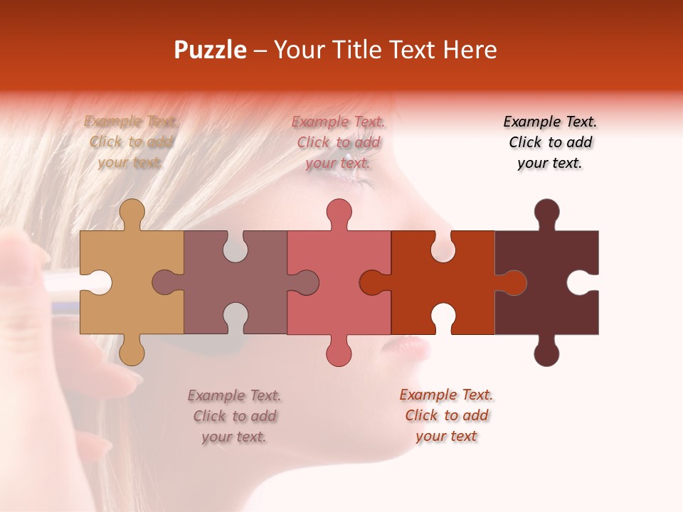 People Model Mascara PowerPoint Template