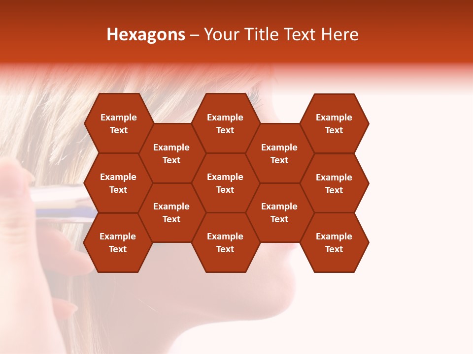 People Model Mascara PowerPoint Template