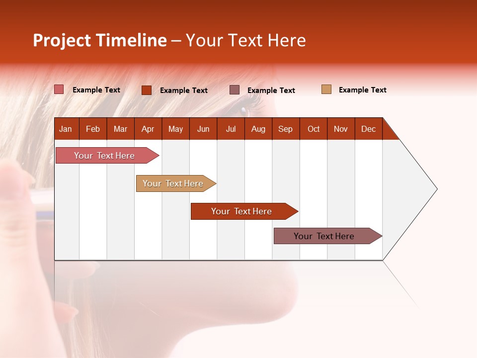 People Model Mascara PowerPoint Template