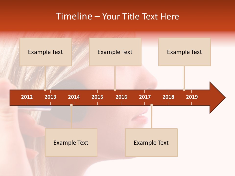 People Model Mascara PowerPoint Template