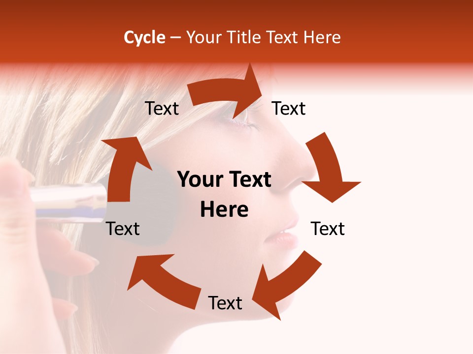 People Model Mascara PowerPoint Template