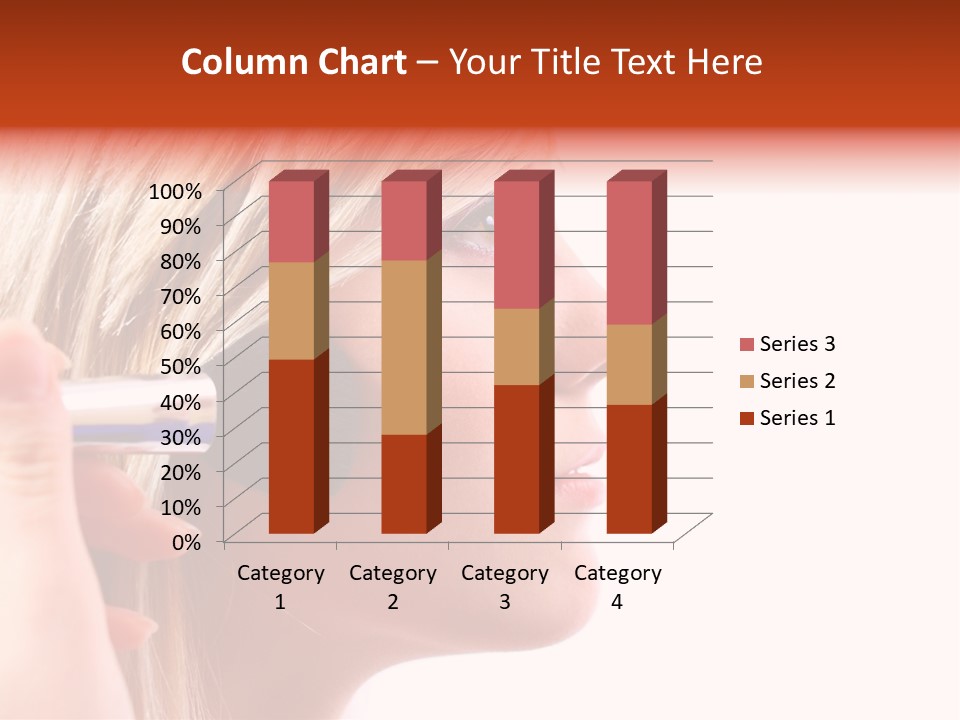 People Model Mascara PowerPoint Template