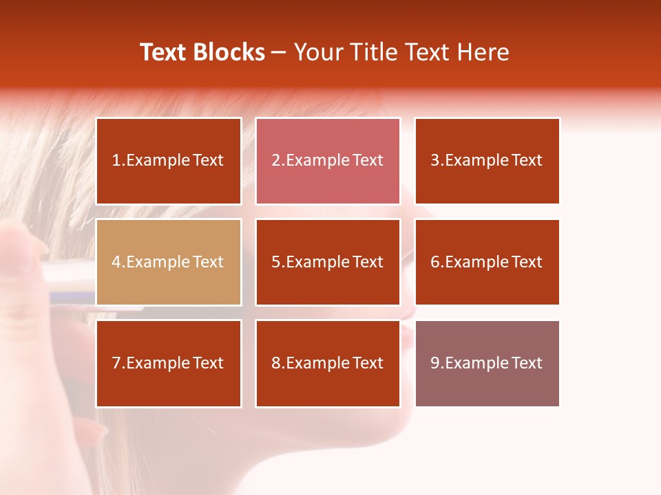 People Model Mascara PowerPoint Template