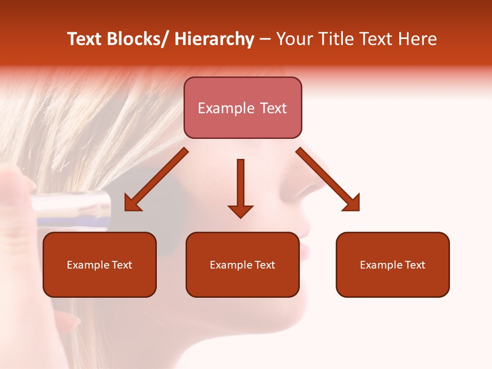 People Model Mascara PowerPoint Template