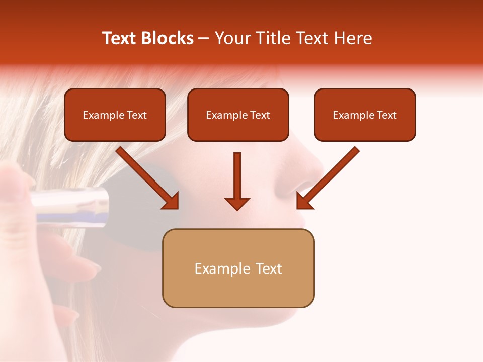 People Model Mascara PowerPoint Template