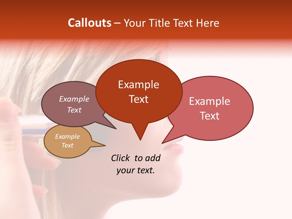 People Model Mascara PowerPoint Template