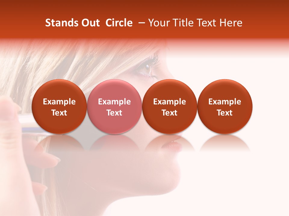 People Model Mascara PowerPoint Template