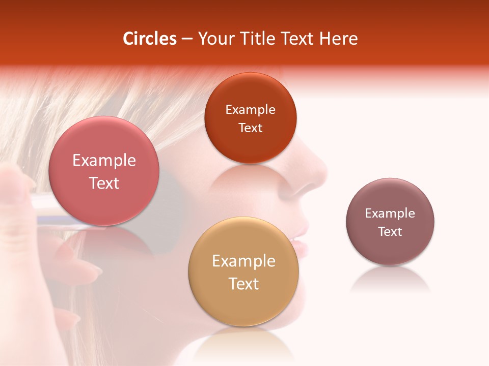 People Model Mascara PowerPoint Template